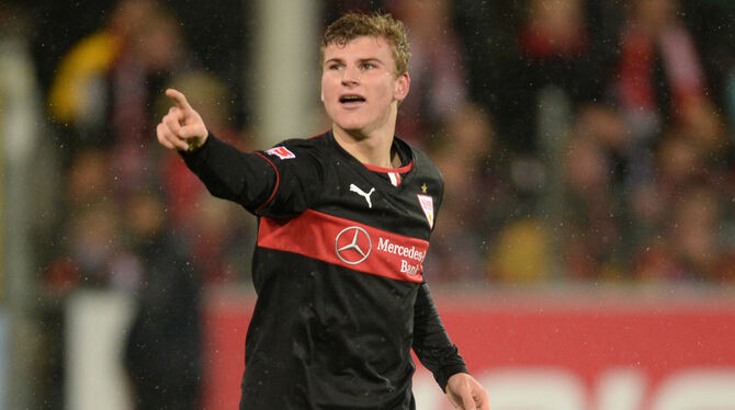 Das junge Fußball-Talent Timo Werner. FOTO: DPA