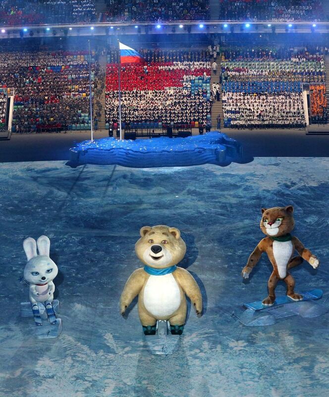 Eröffnungsfeier der Olympischen Winterspiele 2014