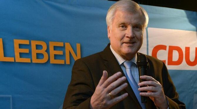 CSU-Chef Horst Seehofer meldet nach dem Friedrich-Rücktritt Gesprächsbedarf an. Foto: Rainer Jensen