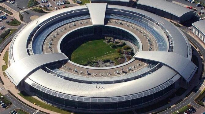 Die Zentrale des britischen Geheimdienstes GCHQ im westenglischen Cheltenham. Foto: epa/GCHQ