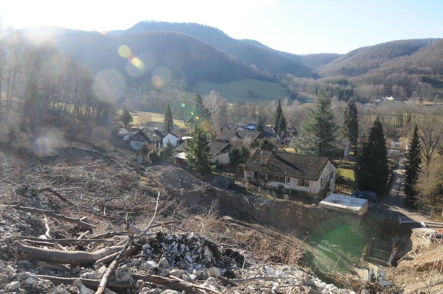 Sicherung des Rutschhangs in Öschingen