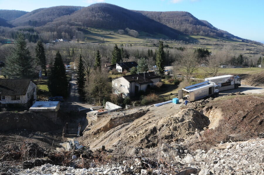 Sicherung des Rutschhangs in Öschingen