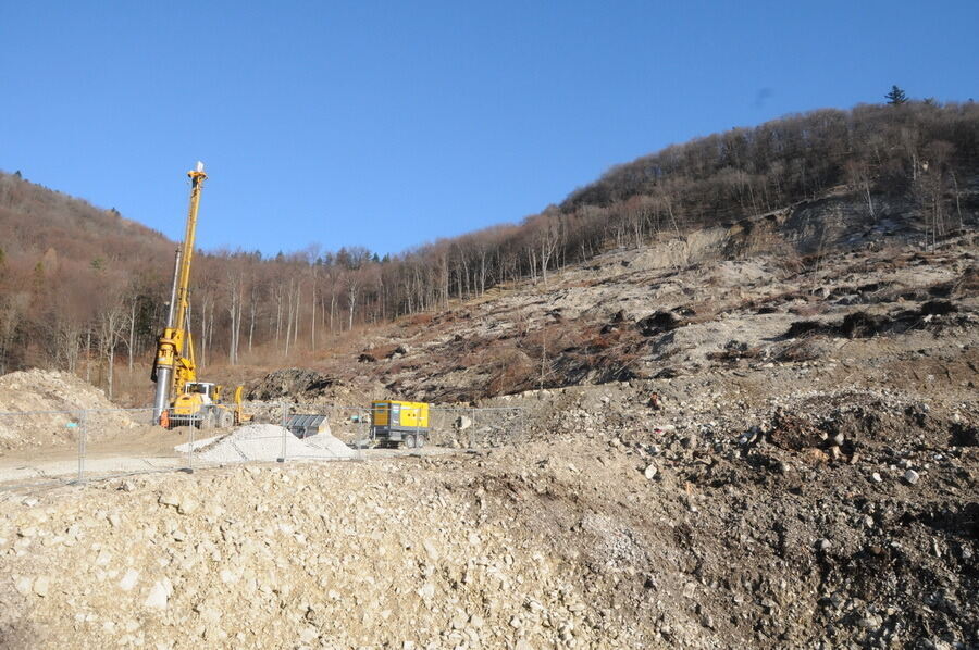 Sicherung des Rutschhangs in Öschingen