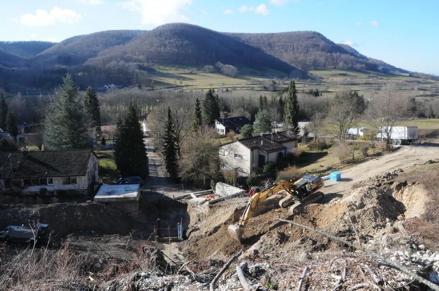 Sicherung des Rutschhangs in Öschingen