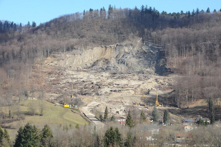 Sicherung des Rutschhangs in Öschingen