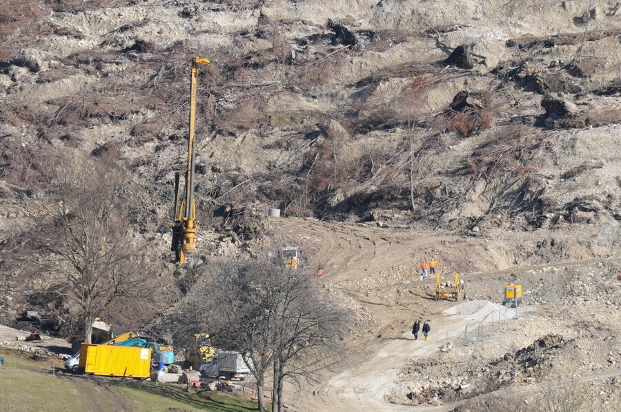 Sicherung des Rutschhangs in Öschingen