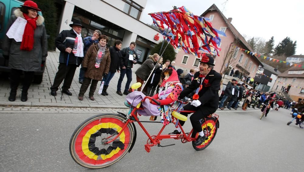 Großer Narrensprung in Zwiefalten 2. März 2014