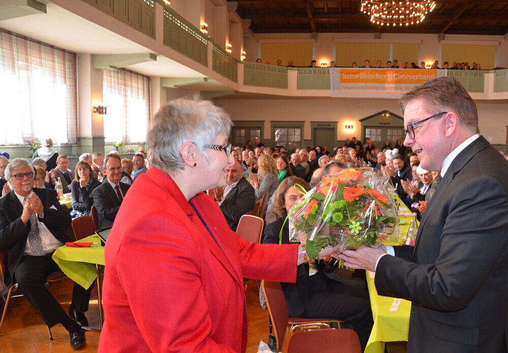 Verabschiedung Chorverbandspräsidentin Irmgard Naumann