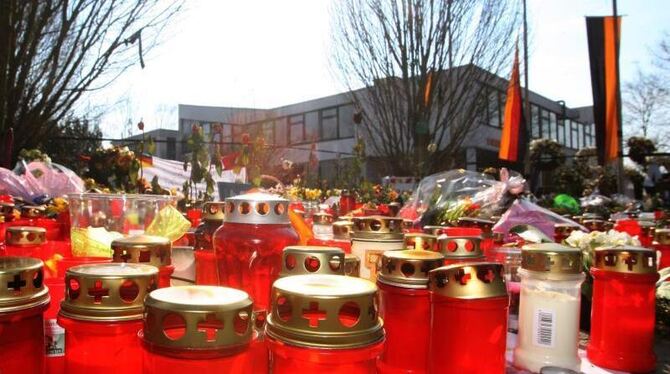 Die Albertville-Realschule im baden-württembergischen Winnenden im März 2009. Foto: Karl-Josef Hildenbrand/Archiv