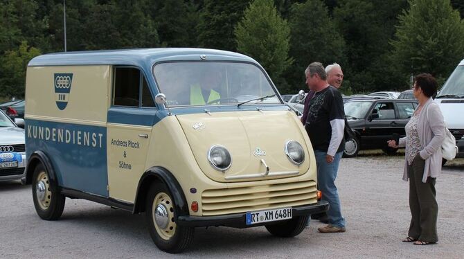 Zustand eins: DKW-Schnellaster mit Reutlinger Kennzeichen. FOTO: PR