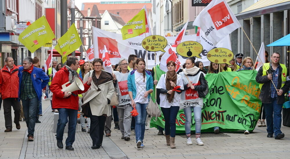 Warnstreik öffentlicher Dienst