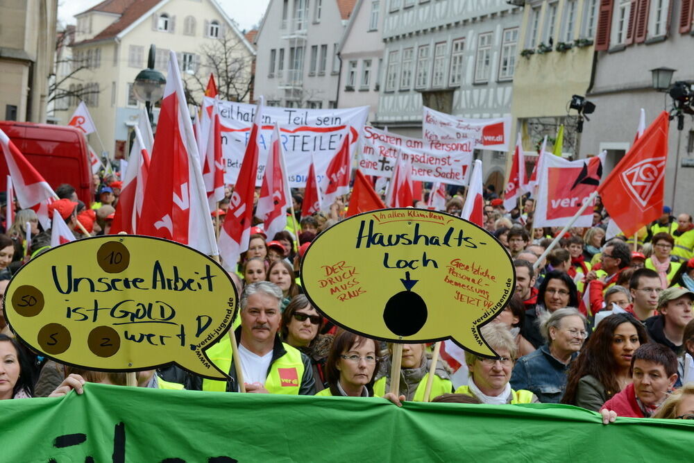 Warnstreik öffentlicher Dienst