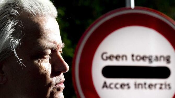 Geert Wilders sieht sich als Opfer einer »Hetze«. Foto: Robin Utrecht/Archiv