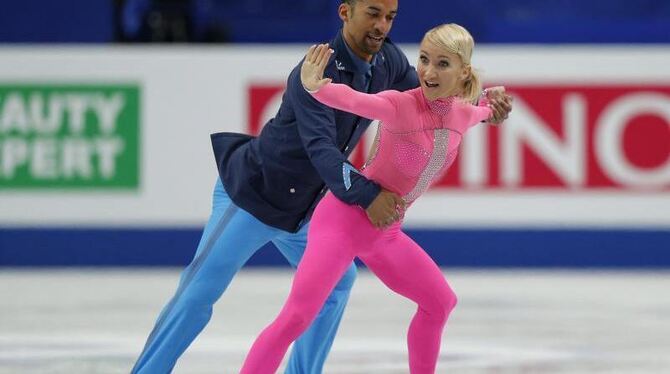 Den Grundstein für ihren Sieg legten Aljona Savchenko und Robin Szolkowy mit dem Kurzprogramm. Foto: Kiyoshi Ota