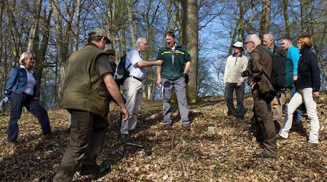 Eigentlich ein sonniger Ruheplatz für Rehe: der Wirtsbühlhau am Grenzstein zwischen Wankheimer und Tübinger Markung. Das Waldstü