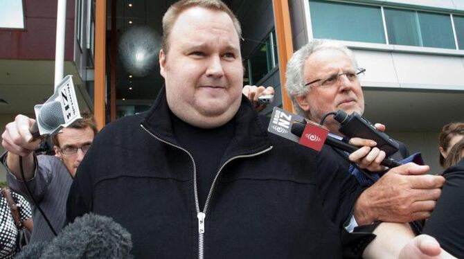 Die Hollywood-Riesen werfen Kim Dotcom Urheberrechtsverletzungen in großem Stil vor. Foto: David Rowland