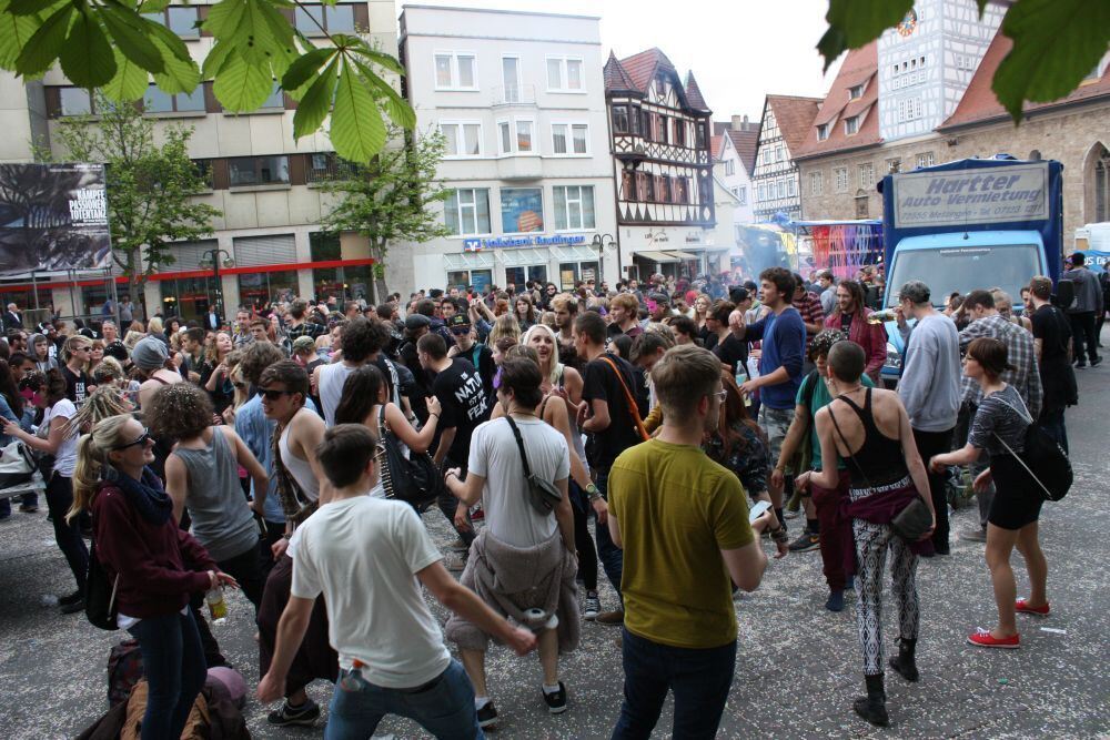 »Reclaim Your City«-Nachttanzdemo 2014