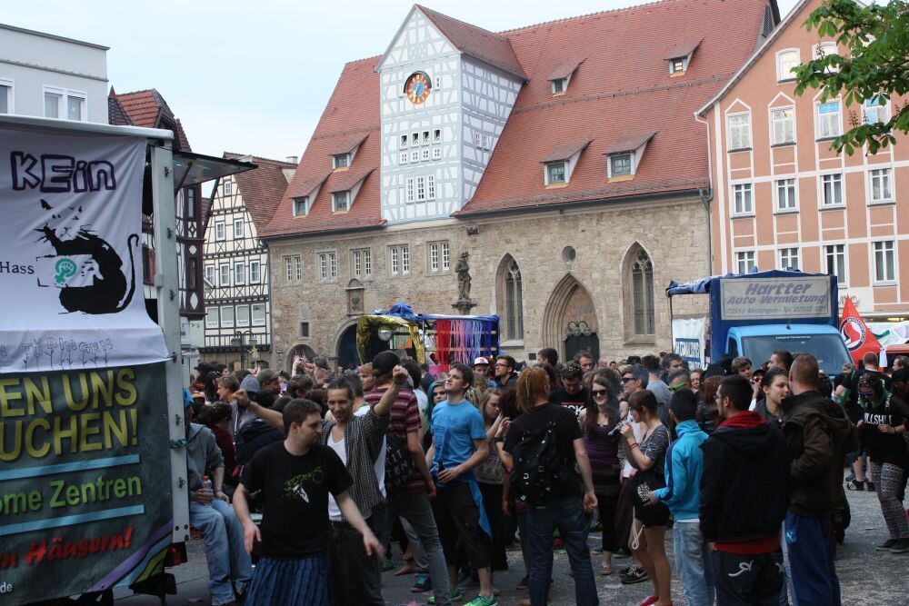 »Reclaim Your City«-Nachttanzdemo 2014