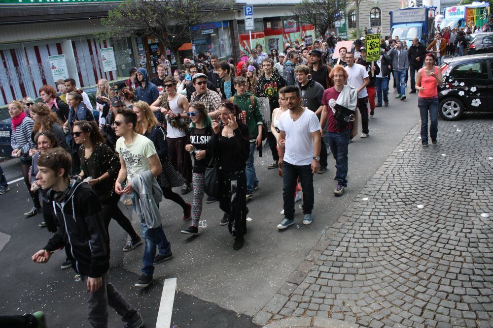 »Reclaim Your City«-Nachttanzdemo 2014