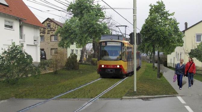 Alte Bahntrasse, neu belebt: Nach den Voruntersuchungen der Stadt ist eine Linienführung durch Ohmenhausen bestens machbar. Mit