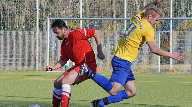 FC Mittelstadt gegen TG Gönningen – Action auf dem Gönninger Sportplatz: Damit die Kicker in allen Teilorten ihrem Hobby frönen