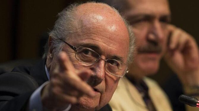 FIFA-Präsident Joseph Blatter hat seine Gegner ausgemacht. Foto: Sebastiao Moreira