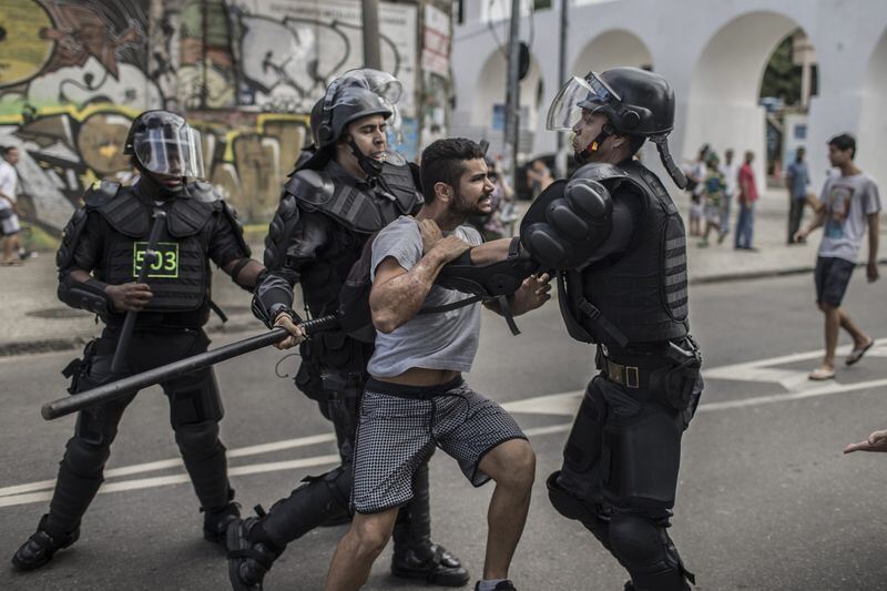 Nicht alle feiern den Fußball: Proteste in Brasilien