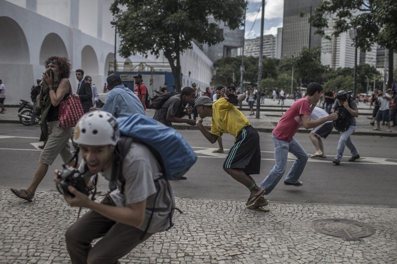 Nicht alle feiern den Fußball: Proteste in Brasilien