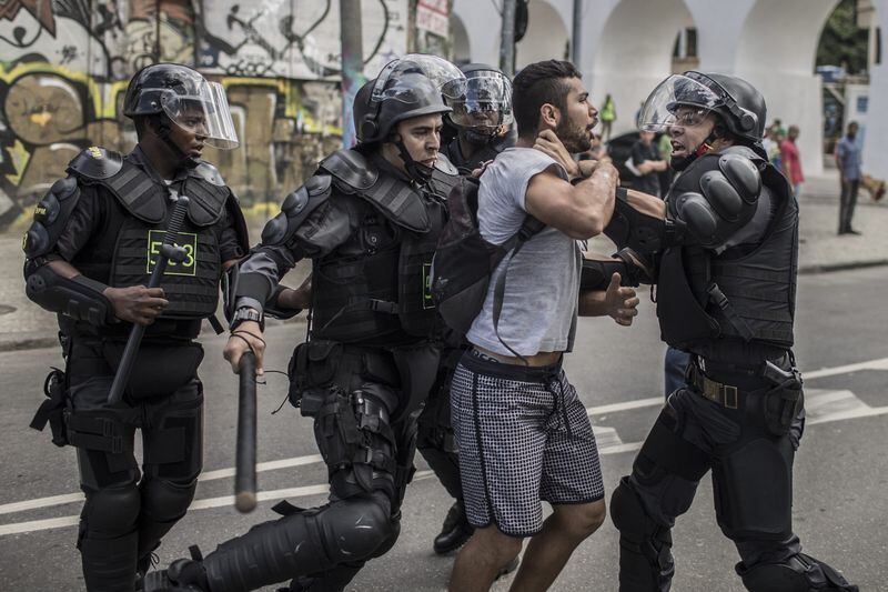 Nicht alle feiern den Fußball: Proteste in Brasilien