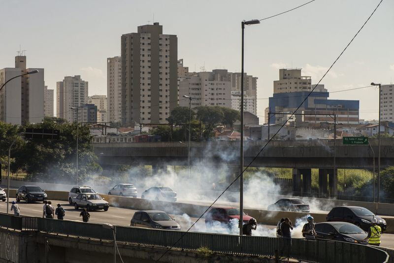 Nicht alle feiern den Fußball: Proteste in Brasilien