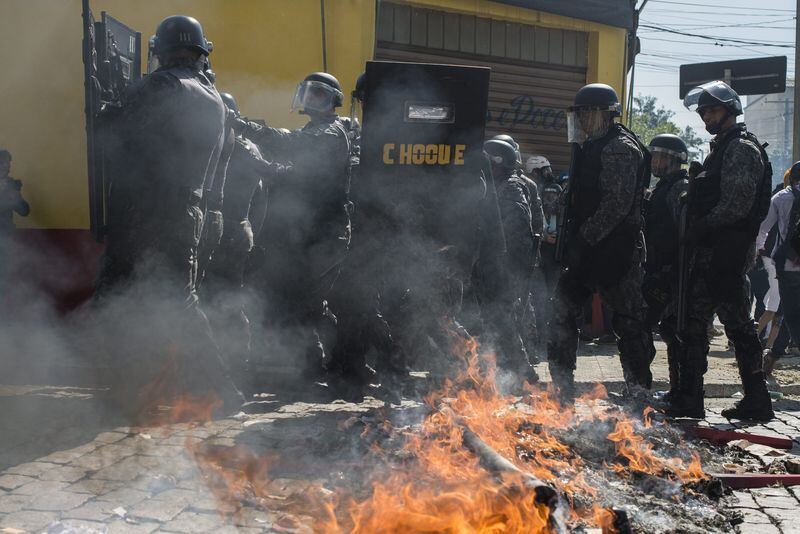 Nicht alle feiern den Fußball: Proteste in Brasilien