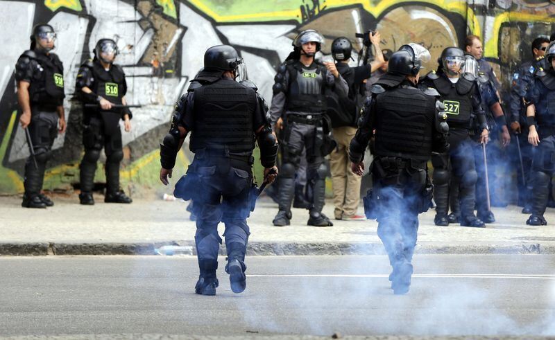 Nicht alle feiern den Fußball: Proteste in Brasilien