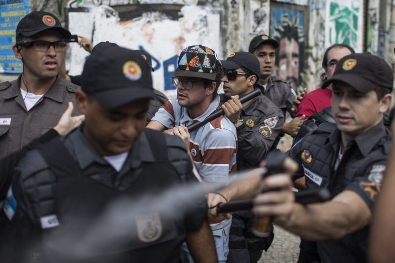 Nicht alle feiern den Fußball: Proteste in Brasilien