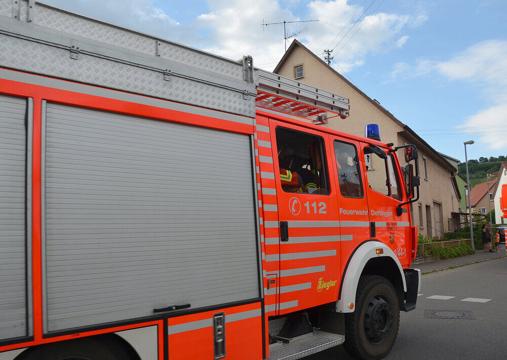 Dachstuhlbrand in Neuhausen