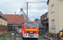 Dachstuhlbrand in Neuhausen