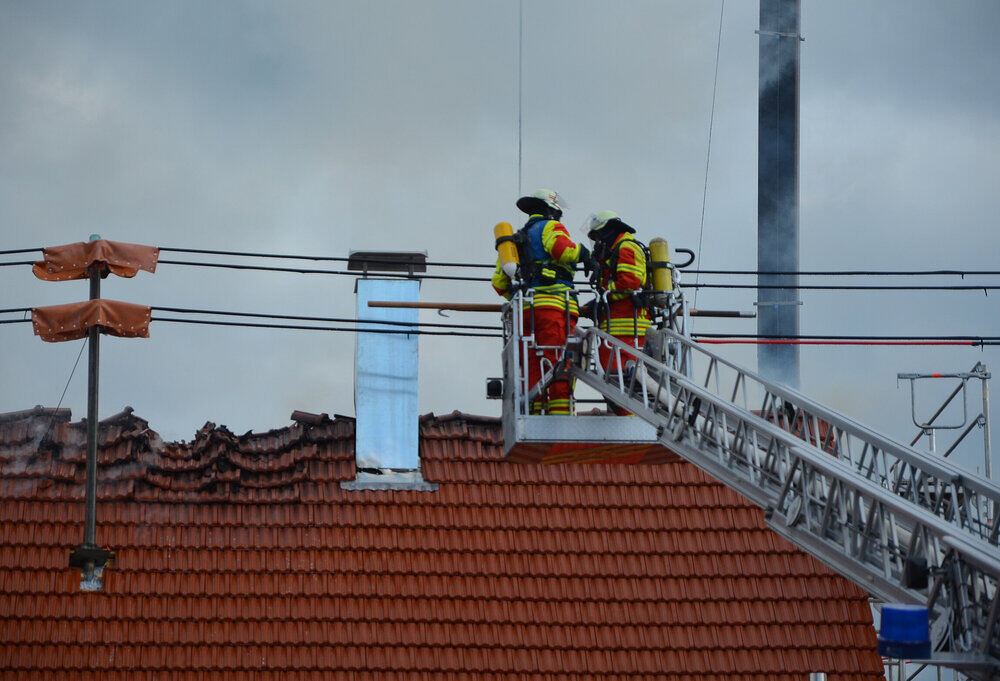 Dachstuhlbrand in Neuhausen