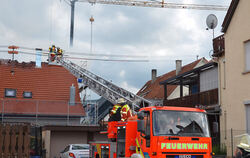 Dachstuhlbrand in Neuhausen