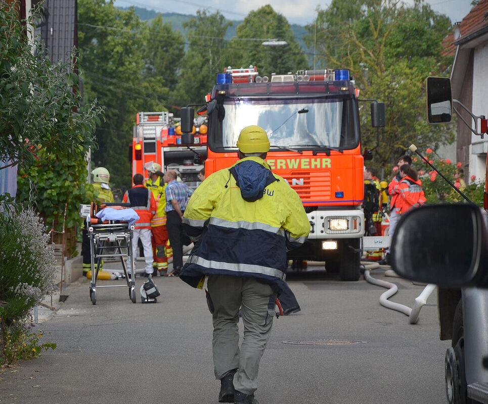 Dachstuhlbrand in Neuhausen