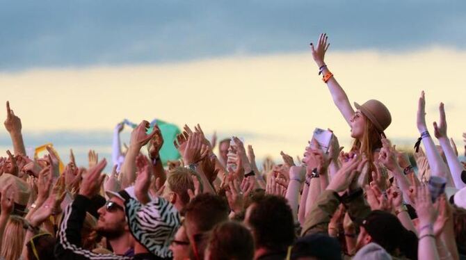 Festivalbesucher 2013 beim Southside Festival in Neuhausen Ob Eck. Foto: Felix Kästle