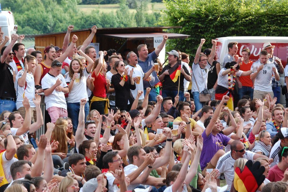 Fußball WM 2014 Deutschland - Portugal Metzingen