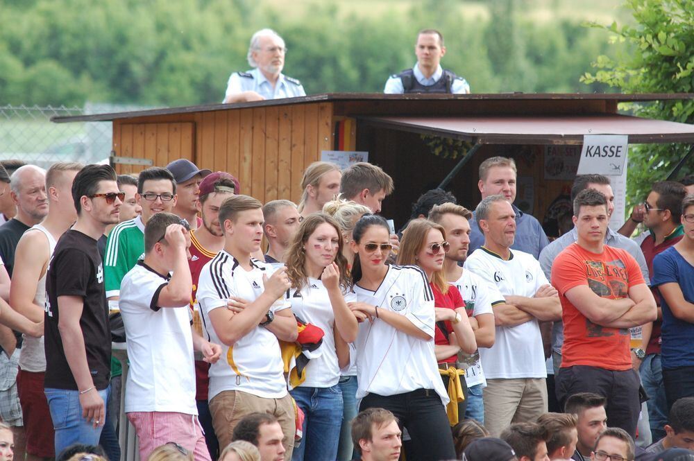 Fußball WM 2014 Deutschland - Portugal Metzingen