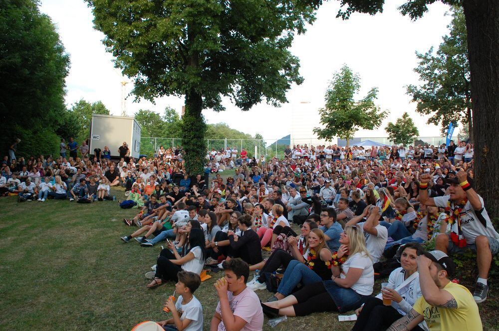 Fußball WM 2014 Deutschland - Portugal Metzingen