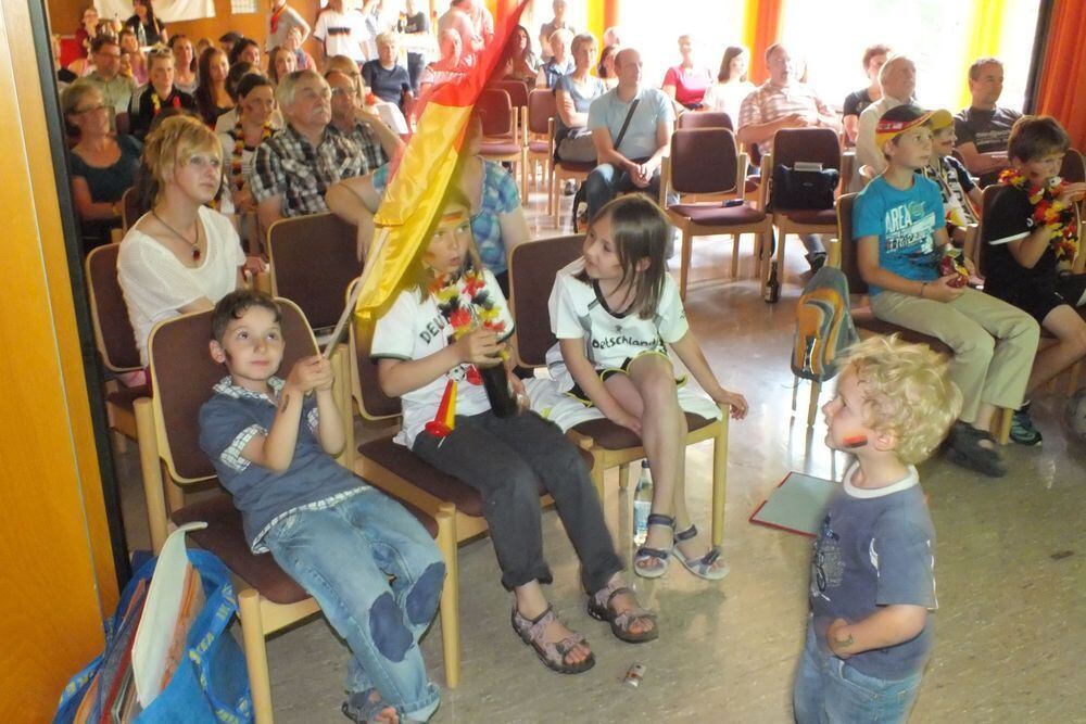 Fußball WM 2014 Deutschland - Portugal Public Viewing in Metzingen