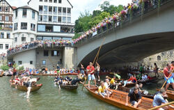 Stocherkahnrennen Tübingen 2014