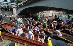 Stocherkahnrennen Tübingen 2014