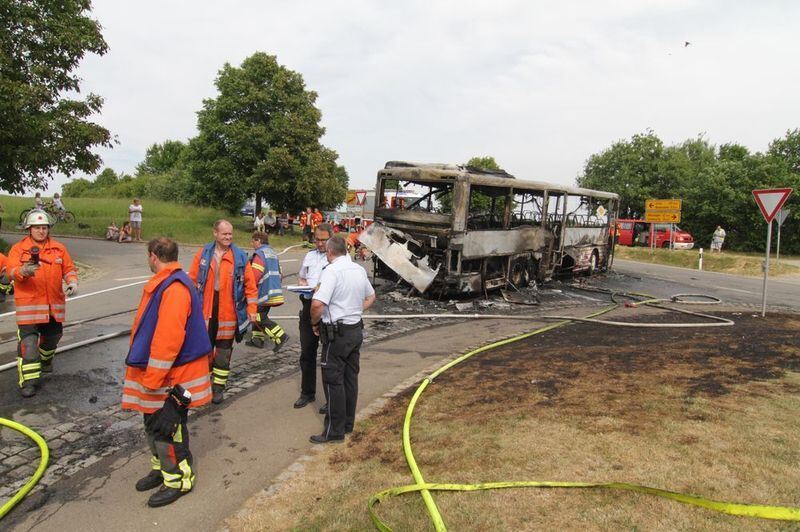 Feuer im Schulbus