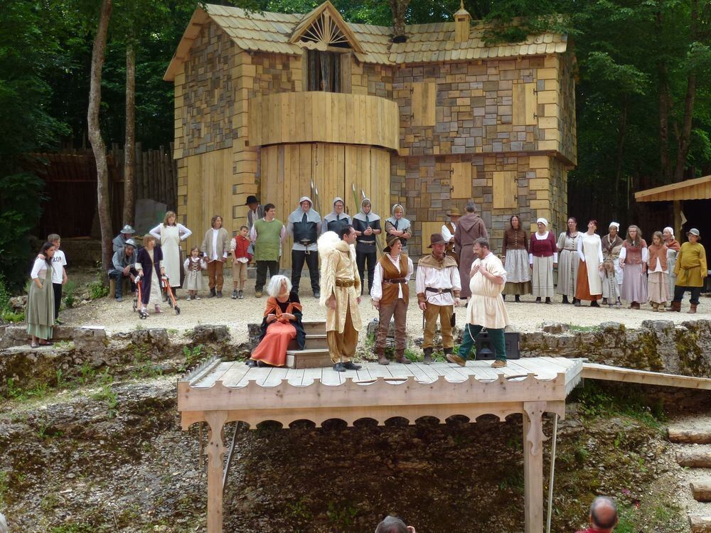 Naturtheater Hayingen Proben zum Saisonstart 2014