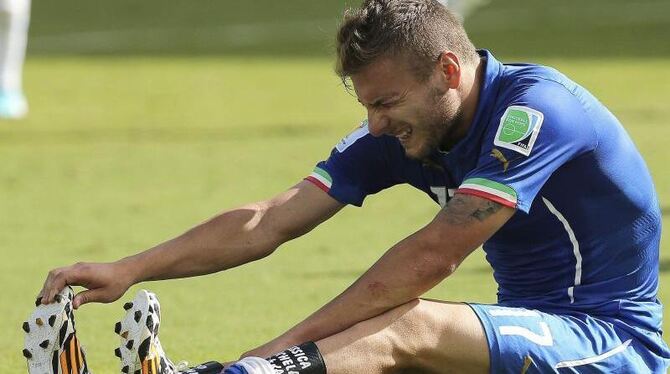 Neu-Dortmunder Ciro Immobile ist mit Italien raus. Foto: Paolo Aguilar