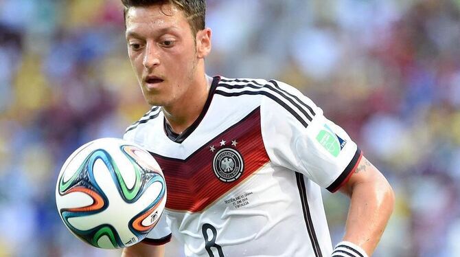 Sprüht vor dem Spiel gegen die USA vor Optimismus: Mesut Özil.  FOTO: WITTERS