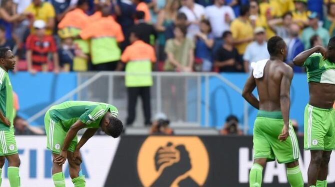 Für Nigeria ist nach dem Achtelfinale das Turnier beendet. Foto: Marius Becker